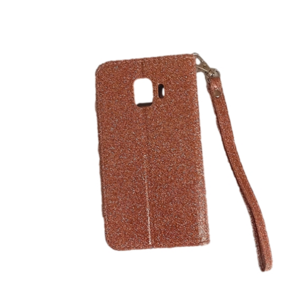 Pink pixel wallet phone case